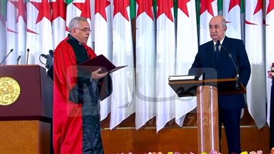 الجزائر أمانة فى يدك.. عبدالمجيد تبون يؤدي اليمين الدستورية