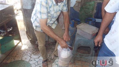 بالصور.. ضبط 8 كيلو لحوم فاسدة مستخدمة في الحواوشي بالجيزة