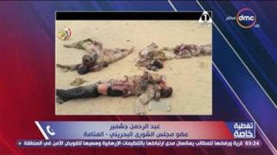 بالفيديو.. برلماني بحريني عن حادث رفح الإرهابي: مصر لن تركع