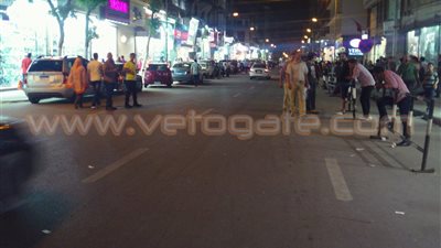 بالصور.. مدرعتان و3 سيارات أمن مركزى تؤمن «طلعت حرب»