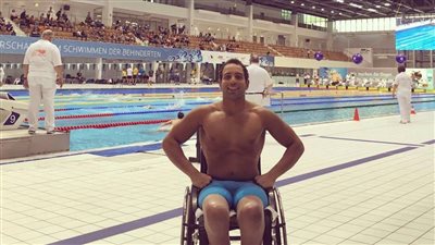 لاعب الصيد يتأهل لبطولة العالم في السباحة لذوي الإعاقة