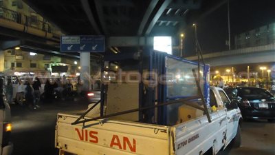 إخلاء ميدان الجيزة من الباعة الجائلين