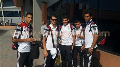 بالصور.. بعثة المنتخب الأوليمبي تغادر إلى المغرب
