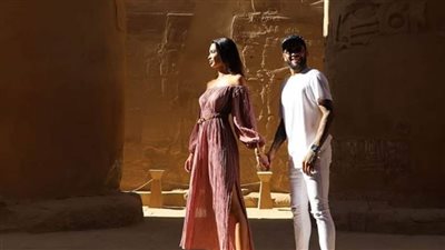 داني ألفيش يزور المعابد الأثرية بالأقصر