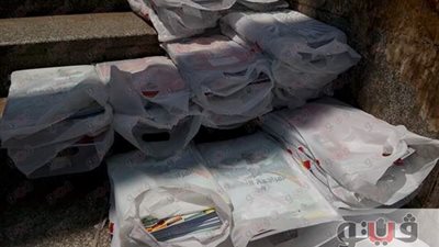 بالصور.. انتشار بيع الملازم لطلاب الدبلومات على سلم جامعة القاهرة