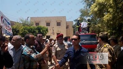 بالفيديو.. جنازة الشهيد أحمد الشبراوي تتحول لمظاهرة ضد الإرهاب