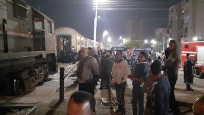 عودة حركة القطارات بمحطة السنطة بعد تعطلها 4 ساعات | صور