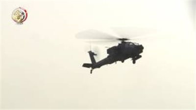 فيديو جديد للقوات الجوية أثناء ملاحقة العناصر الإرهابية جنوب رفح