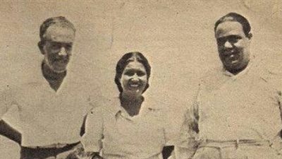 أم كلثوم في عشة أمير الصحافة برأس البر