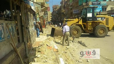 مركز فاقوس بالشرقية يزيل حالة تعدٍ على أرض تابعة للمحافظة