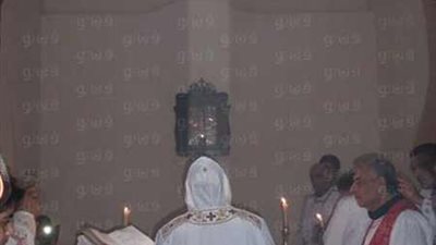 الشمس تتعامد على مذبح العذراء بـ«صهرجت» في عيدها