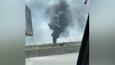 إخماد حريق داخل مصنع مواد بترولية في أرض اللواء | فيديو