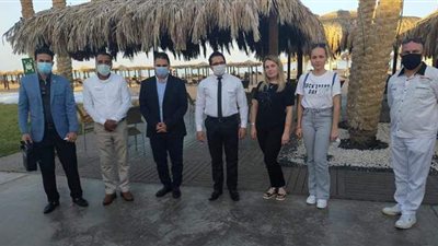 وفد بيلاروسي يتفقد الإجراءات الاحترازية لمواجهة كورونا بشرم الشيخ