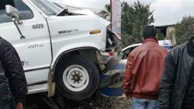 إصابة ٧ أشخاص في حادث تصادم بطنطا