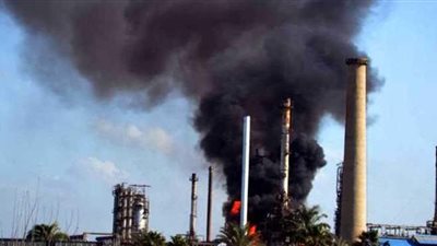 السيطرة على حريق بشركة العامرية للبترول في الإسكندرية | صور