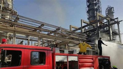 إصابة 5 أشخاص في حريق العامرية للبترول