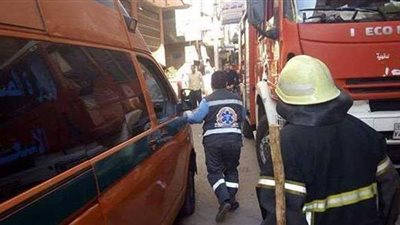 12 سيارة إطفاء للسيطرة على حريق في مصنع شحوم بالدقهلية