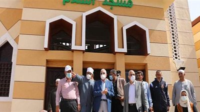 استعدادات بمسجد السلام في طور سيناء قبل وصول وزير الأوقاف