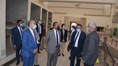 نائب محافظ المنيا يتفقد مركزي التدريب المهني