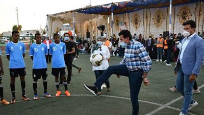 وزير الرياضة ومحافظ أسوان يشهدان ختام النسخة الثالثة من مهرجان النوبة