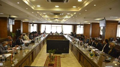 راشد يجتمع بنواب الجيزة ويبحث مطالب دوائرهم | صور