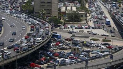 تكدسات مرورية عالية بمطلع الدائرى | فيديو