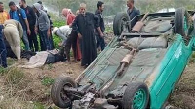 إصابة شخصين في حادث تصادم بالغربية | صور