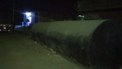 إيقاف أعمال حفر محطة وقود بدون ترخيص بالمنيا