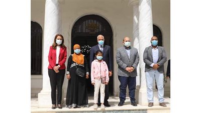 محافظ الجيزة يستقبل ناهد جمال 