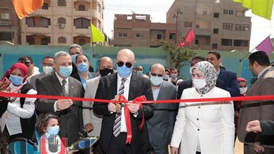 احتفالا بالعيد القومي.. افتتاح 4 مشروعات خدمية ببني سويف | صور