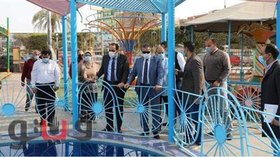استعدادا لاستقبال المواطنين.. تطوير حديقة الطفل بأشمون | صور