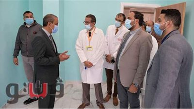 محافظ الإسماعيلية يوصي الأطقم الطبية بحسن معاملة مرضى الأورام | صور
