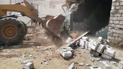 حملات مكبرة لإزالة التعديات في المنيا