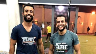 حجازي وعبد القادر بطلان من ذوي الهمم يشاركان في سباق الثلاثي للأسوياء