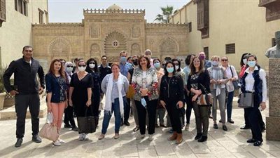 السياحة تنظم جولة لزوجات 20 سفيرا بمصر في مجمع الأديان