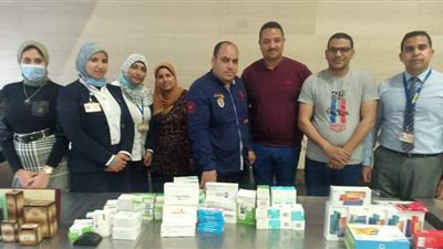 ضبط محاولة تهريب هواتف محمولة وأدوية بشرية بمطار سوهاج