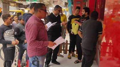 غلق ٢٧ محلا تجاريا في التل الكبير بالإسماعيلية | صور