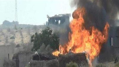 إخماد حريق في ٤ أفدنة قصب بقنا