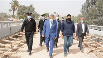 الفقي افتتاح كوبري جرجا العلوي في العيد القومي لسوهاج