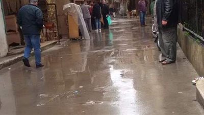 أمطار غزيرة تضرب دمياط