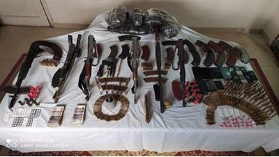 حبس 12 شخصا بتهمة حيازة أسلحة وذخائر 4 أيام في سوهاج
