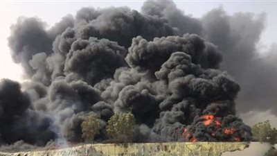 حريق هائل في مدينة الدمام السعودية | فيديو وصور
