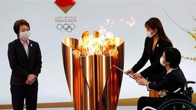 انطلاق مسيرة الشعلة الأولمبية لدورة طوكيو 2020