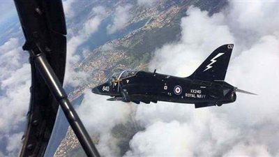 تحطم مقاتلة تابعة للبحرية الملكية البريطانية