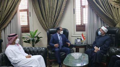 تفاصيل لقاء مفتي الجمهورية مع سفير الإمارات في القاهرة