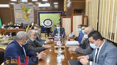 محافظ المنوفية يستقبل مجلس نقابة المحامين