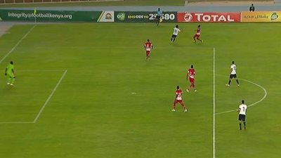 منتخب مصر يتقدم على كينيا بهدف أفشة في الشوط الأول | فيديو