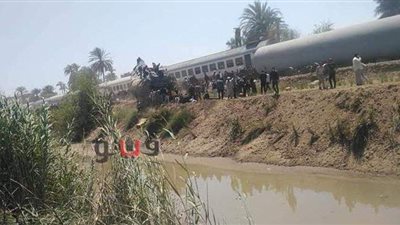 الصحة: 50 مصابا حصيلة أولية في حادث قطاري سوهاج