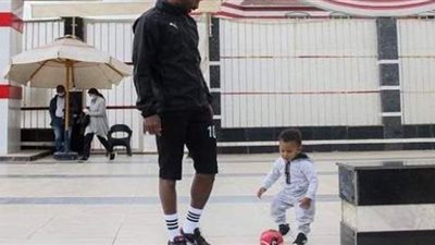 آدم شيكابالا يخطف الأنظار في مران الزمالك