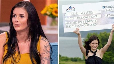 لعنة تصيب الفائزين.. أصغر رابحة باليانصيب تعيش على المعونة الحكومية